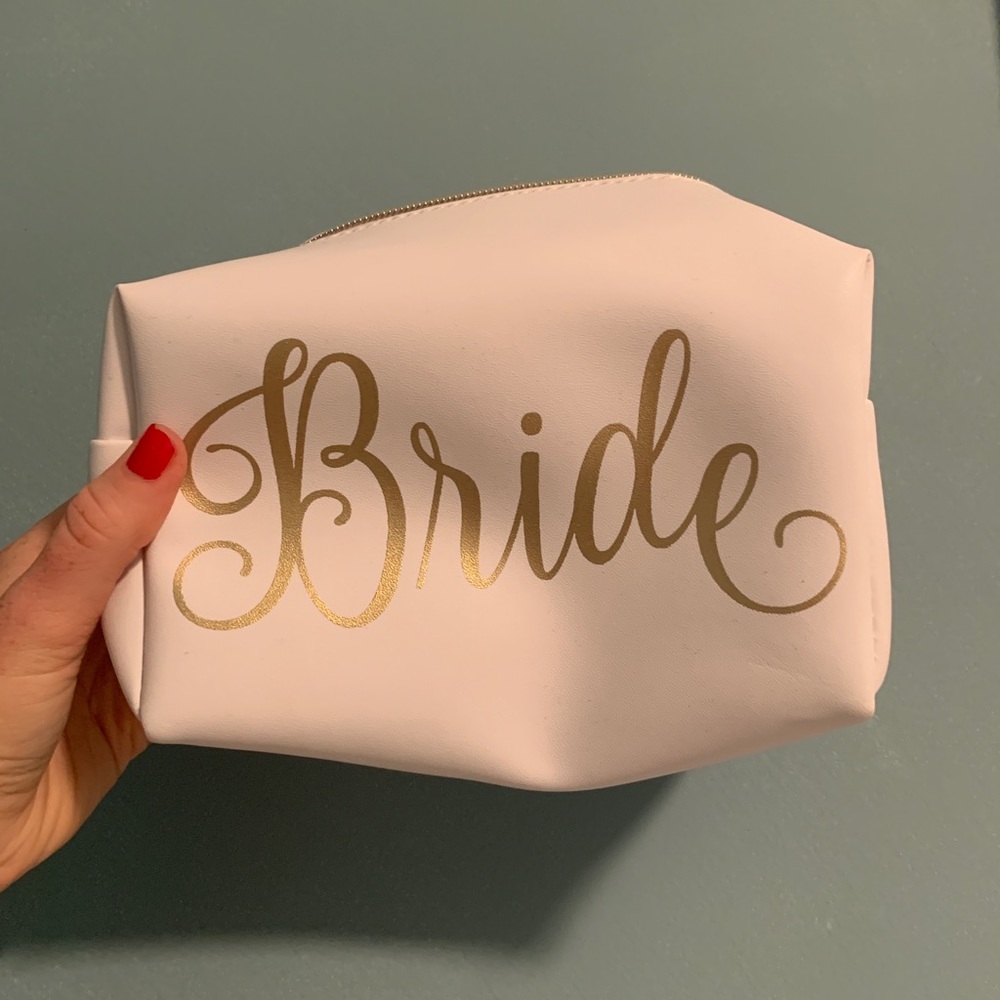 Bride makeup bag